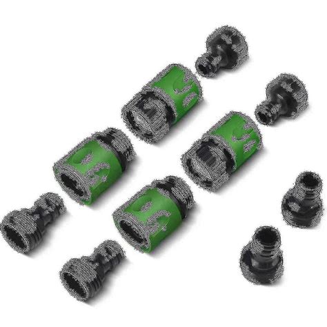 Garden Quick Connect Release Water Hose Fittings Plastic Connectors Male And Female 34 Inch Ght