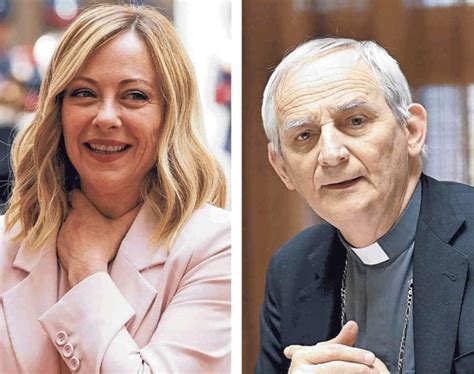 Lattacco Di Giorgia Meloni Al Cardinale Zuppi E Il Segnale Dell