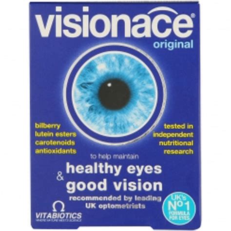 Vitabiotics Visionace For Healthy Eyes And Good Vision 30 Tablets