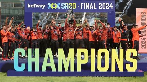 SA20 2024 Sunrisers Eastern Cape Claims Back To Back Titles After Win