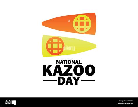 National Kazoo Day Vector Illustration Suitable For Greeting Card