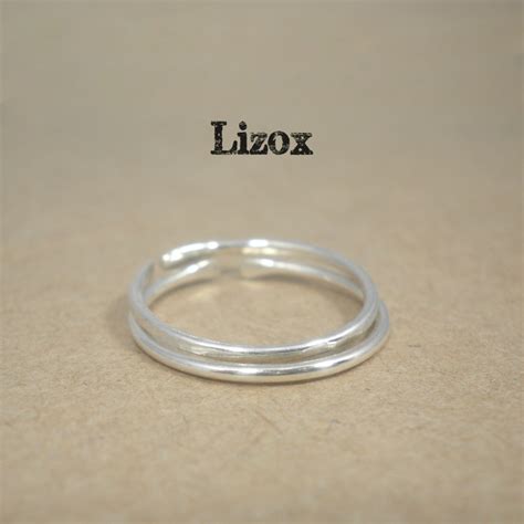 Sterling Silver Adjustable Midi Rings Lizox