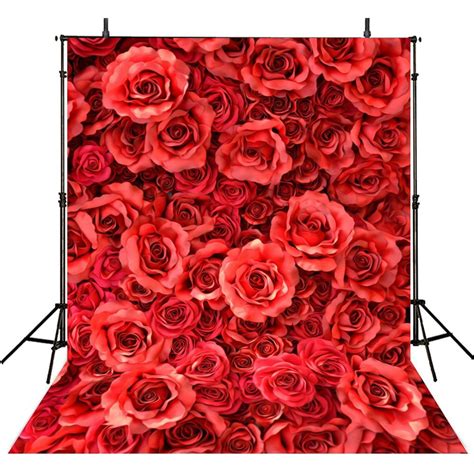 Greendecor X Ft Red Rose Backdrop Photography Gilrs Backgrounds Photo