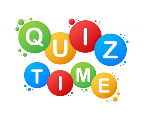 Premium Vector | Quiz time logo with speech bubble symbols, concept of ...