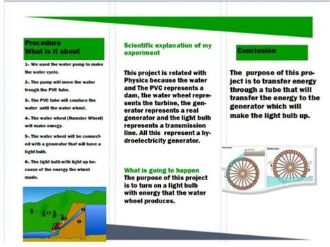 Brochure science fair