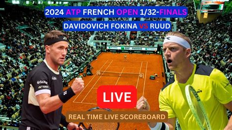 Casper Ruud Vs Alejandro Davidovich Fokina Live Score Update Tennis