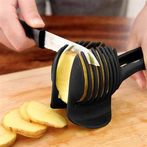 Tomato Slicer Vegetable Cutter 2024 Upgrade Round Egg Slicing Tool