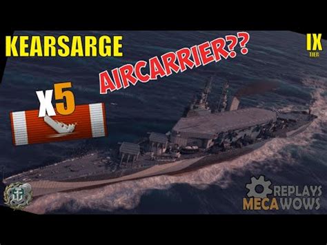 Battleship Kearsarge 5 Kills 101k Damage World Of Warships