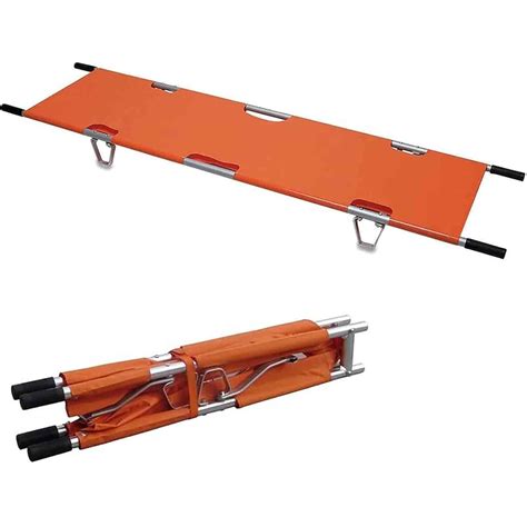 Folding Medical Stretcher Portable Aluminum Alloy Stretcher First Aid