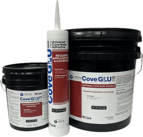 Cove Base Lighthouse Adhesives