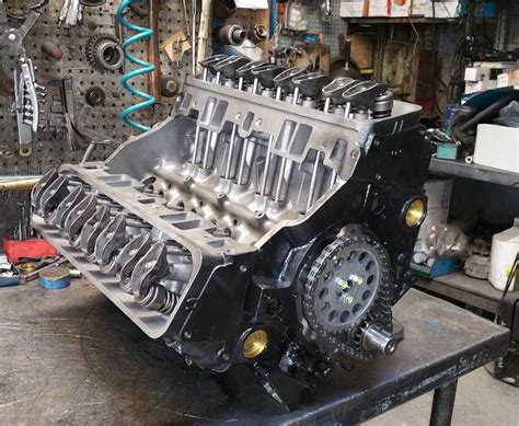 Remanufactured Chevy 350 engine. #chevy350enginerebuild # ...