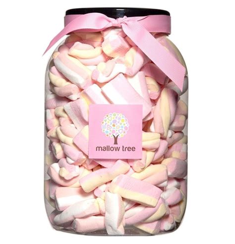 Mallow Tree Vanilla Twist Marshmallow Mix In A Ribbon T Jar 550 G