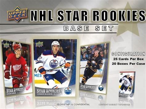 2015 16 Upper Deck Star Rookies Box Set CloutsnChara