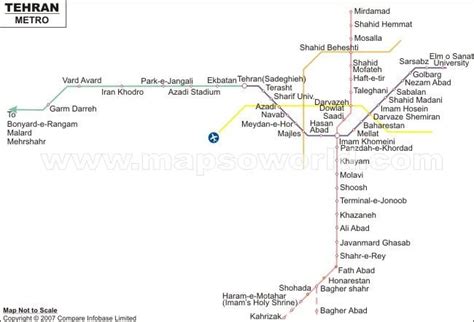 Tehran Metro Map