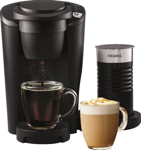 Keurig – Cafetera de cápsulas K Latte Single Serve K-Cup – Negra – deFabrica