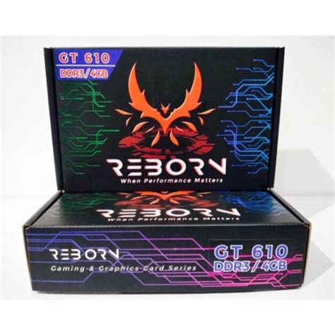 Jual VGA GT610 4GB DDR3 REBORN Fullset Shopee Indonesia