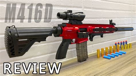 M416d Shell Ejecting Nerf Blaster Youtube