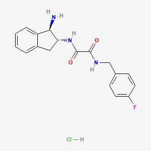 N 1R 2R 1 Amino 2 3 Dihydro 1H Inden 2 Yl N 4 Fluorophenyl