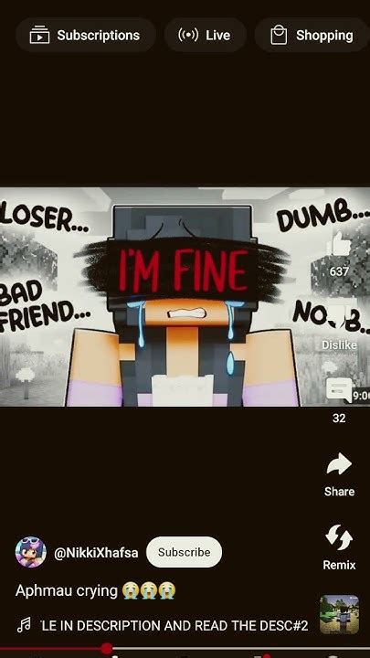 Aphmau Crying Minecraft Youtube