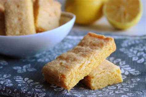 The Busty Baker: Lemon Cornmeal Shortbread Cookies