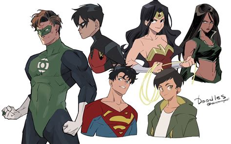 Superman Wonder Woman Robin Lois Lane Green Lantern And 3 More Dc