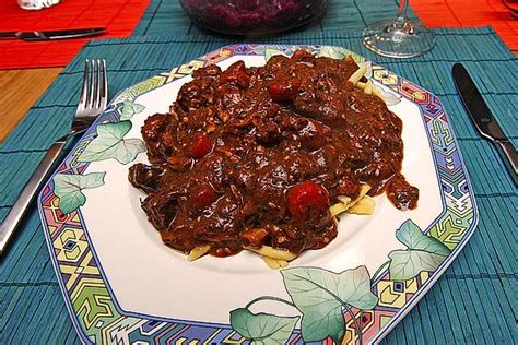 Wild Boar Goulash With Chocolate