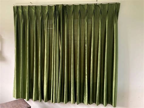 Green Plain Polyester Window Curtain at Rs 85 meter पलएसटर परद in