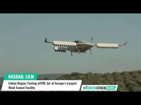 Lilium LILM Begins Testing EVTOL Jet At Europes Largest Wind Tunnel