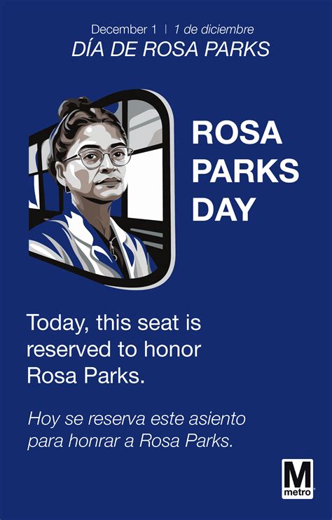 Metrobus Reserves A Seat In Honor Of Rosa Parks Day And The Civil