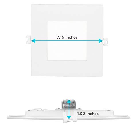 8 Inch Square Led Recessed Light Shelly Lighting