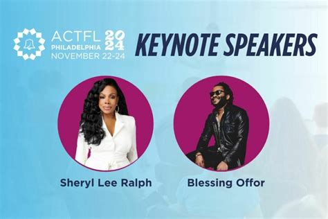 Actfl Actfl Announces 2024 Convention Keynotes