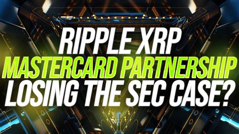 Ripple Xrp Confirmed Mastercard Partnership With Bank Losing The