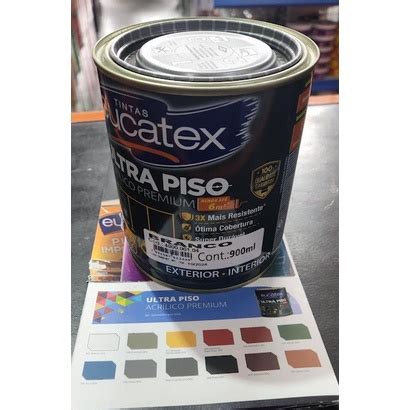 Tinta Ultra Piso Eucatex 900ml Cores Shopee Brasil