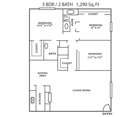 Creekwood Apartments Floor Plans - floorplans.click