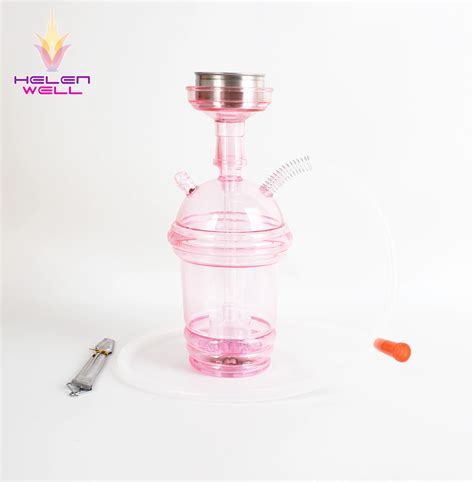 Wholesale Plastic Cup Holder Hookah Cups Sublimation Hokah With Led