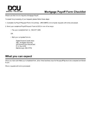 Dcu Payoff Phone Number Form Fill Out And Sign Printable