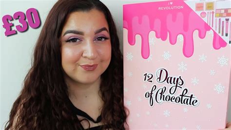 I Heart Revolution Days Of Chocolate Beauty Calendar Unboxing