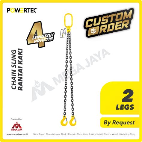 Jasa Custom Chain Sling 2 Legs And Ukuran Lain Hanya Di Megajaya