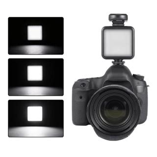 Iluminação Fotografia Portátil 6500K LED Video Light Camera