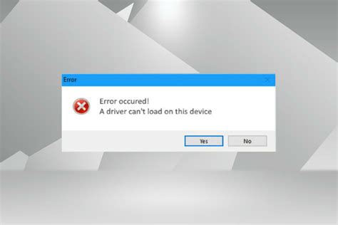 A Driver Cannot Load On This Device Solved