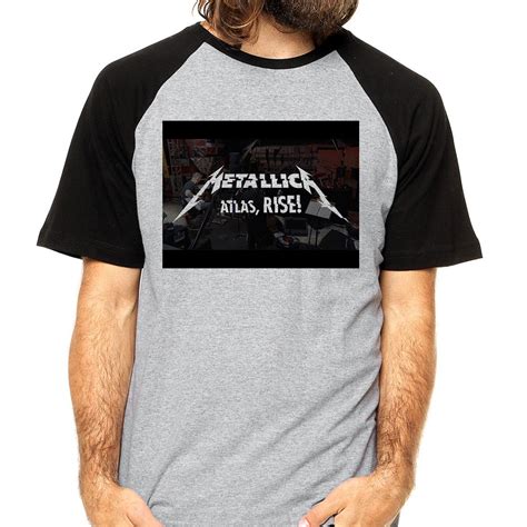 Camiseta Unissex Banda de Rock Metálica Camiseta Metálica Elo7