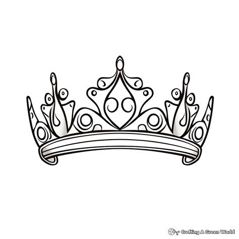 Tiara Coloring Pages - Free & Printable!