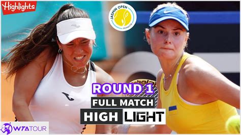 Katarina Zavatska Vs Jessica Bouzas Maneiro Round Highlights Wta