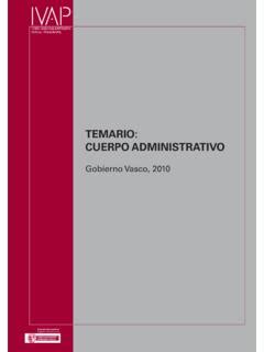 Temario Cuerpo Administrativo Temario Cuerpo Administrativo Pdf