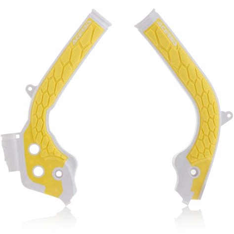 Acerbis Ktmhusqvarna 16 19 X Grip Whiteyellow Frame Guards At Mxstore