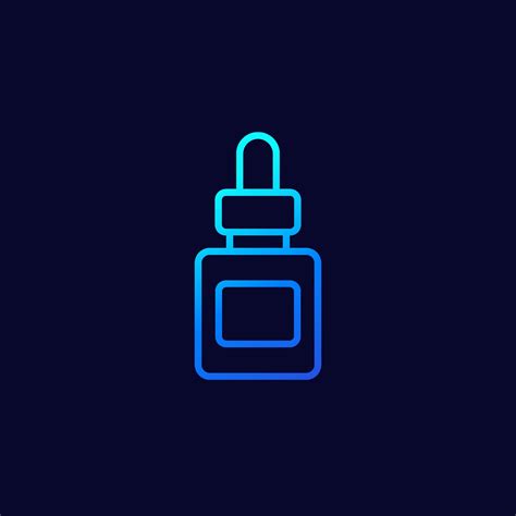 Dropper Bottle Icon Linear Vector 3241297 Vector Art At Vecteezy