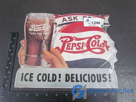 Cardboard Pepsi Sign