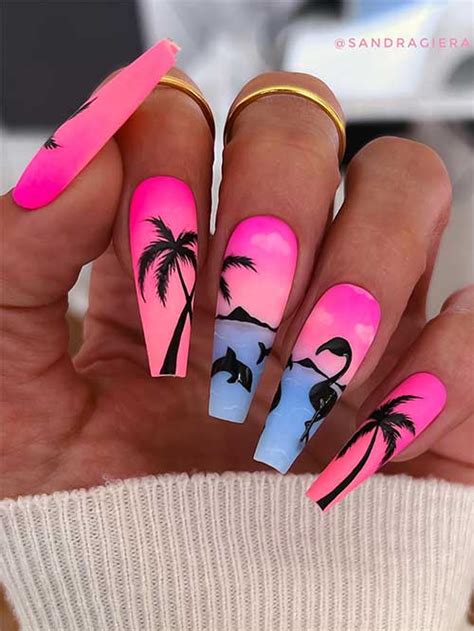 The Best Palm Tree Nails To Try In Summer