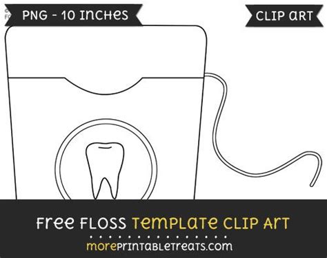 Free Floss Template Clipart Clip Art Floss Digital Media Projects