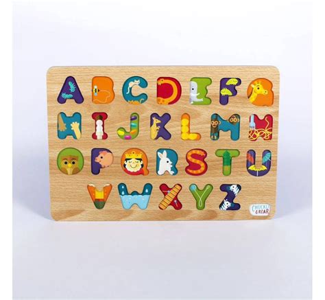 Chuckle And Roar Abcs And 123s Wood Kids Puzzle Set 36pc 36 Ct Shipt